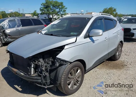 2014 Hyundai Tucson Se z USA, uszkodzony, nr VIN KM8JUCAG6EU880154